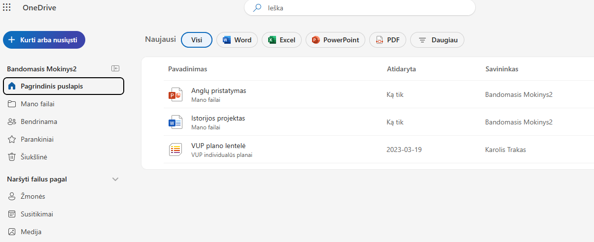 teams onedrive
