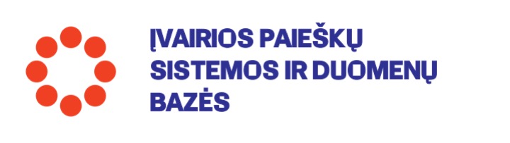 Įvairios paieškų sistemos ir duomenų bazės