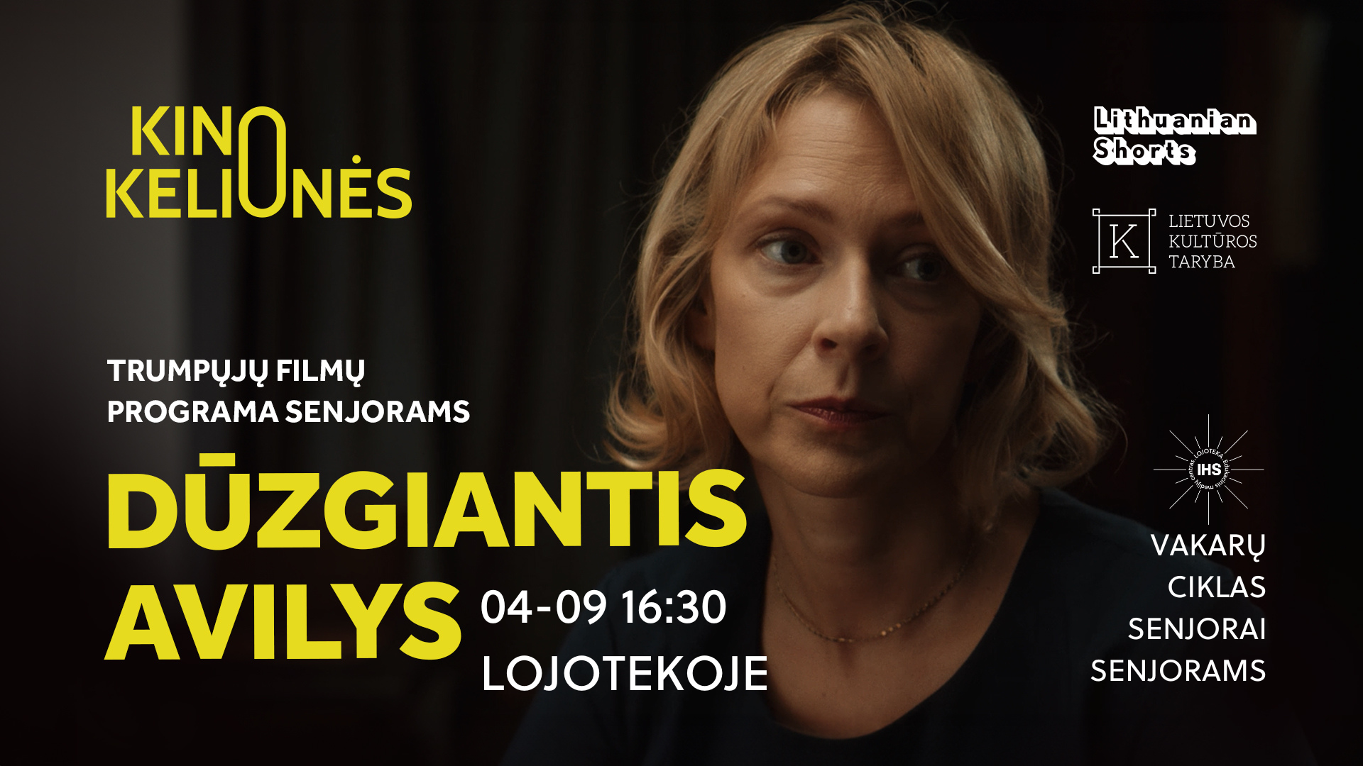 Trumpųjų filmų programa senjorams DŪZGIANTIS AVILYS | Vakarų ciklas „Senjorai senjorams