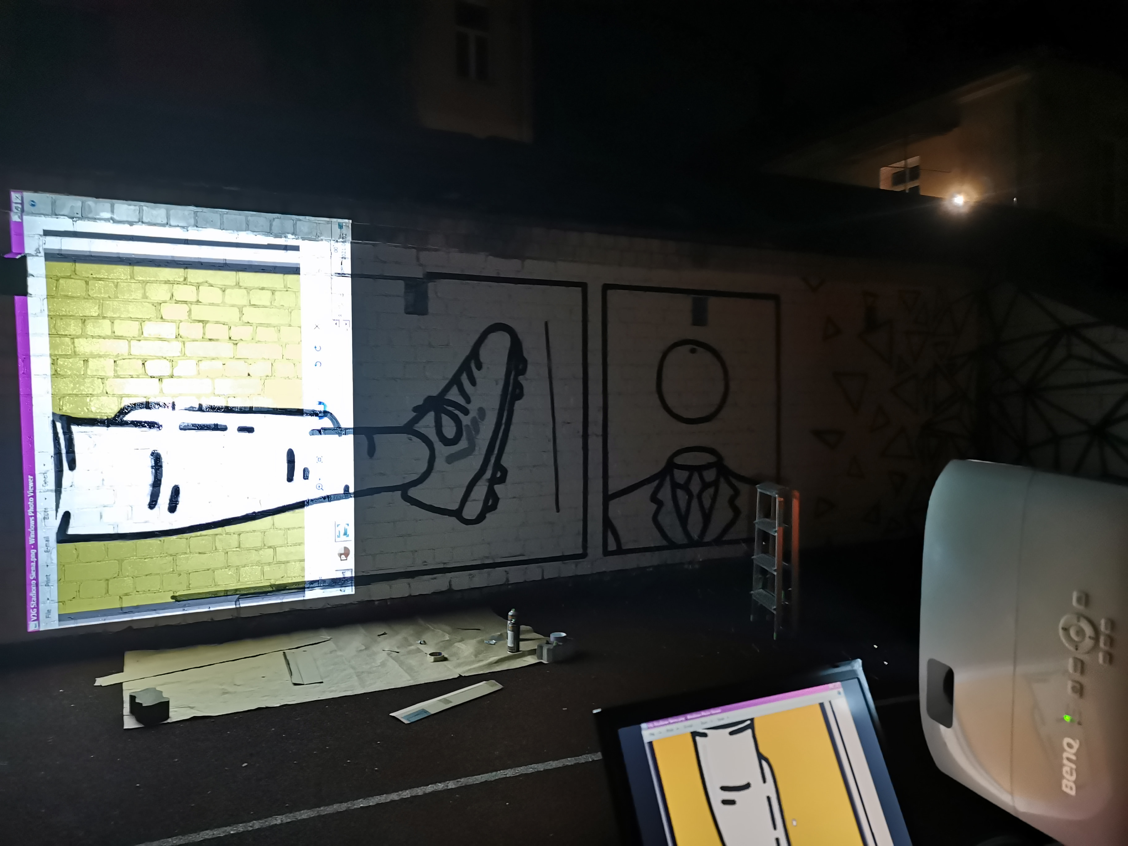 Working with a projector